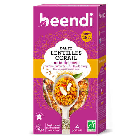 Beendi - Dal de lentilles corail à la noix de coco