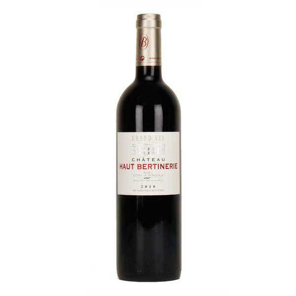 Château haut bertinerie - blaye côtes de bordeaux rouge - 14% - 2010 - bouteille 75cl