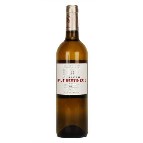 Château haut bertinerie - blaye côtes de bordeaux blanc - 13% - 2013 - bouteille 75cl
