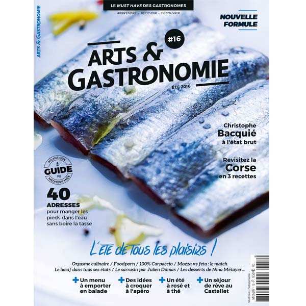 French magazine about cuisine Art et gastronomie n°16 Art et