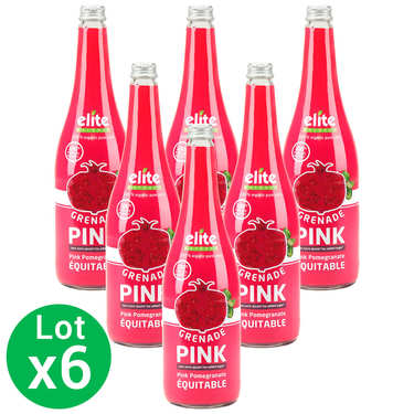 Pur jus biologique de grenade pink offre promo lot de 6 Pur jus biologique de grenade pink offre promo lot de 6