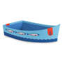 Barque bleue en carton