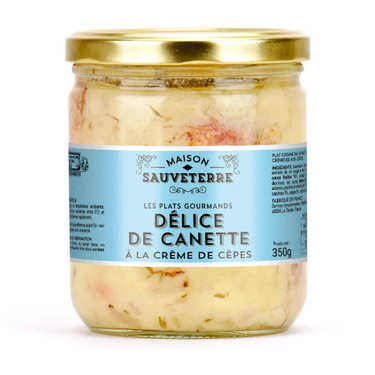 Délice de canette à la crème de cèpes Délice de canette à la crème de cèpes