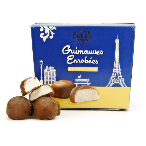 Guimauves enrobées de chocolat au lait Truffettes de France