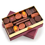 Ballotin premium de chocolats noirs et au lait
