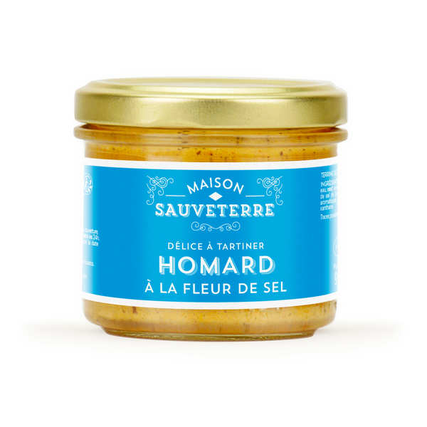 Homard et fleur de sel à tartiner - 3 verrines de 100g