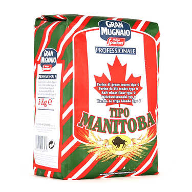 Farine à pizza professionnelle type 0 Manitoba PZ8 W360 Farine à pizza professionnelle type 0 Manitoba PZ8 W360