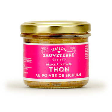 Thon au poivre de Sichuan à tartiner Maison Sauveterre Thon au poivre de Sichuan à tartiner Maison Sauveterre