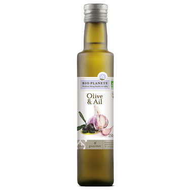Huile d'olive et ail bio Huile d'olive et ail bio