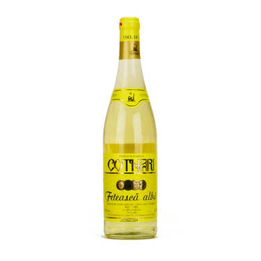 Romanian Cotnari Feteasca Alba Semi-Dry White Wine Romanian Cotnari Feteasca Alba Semi-Dry White Wine