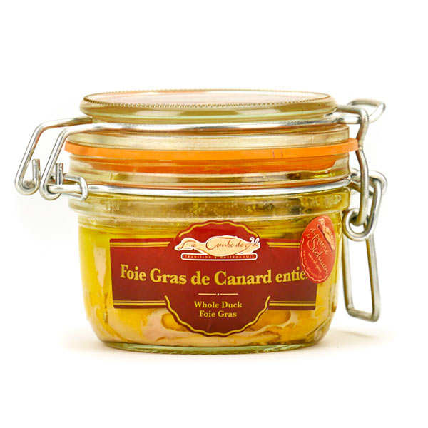 Foie gras entier de canard sans sel au poivre de Sichuan - Pot de 125g