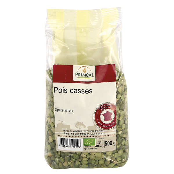 Pois cassés bio - Sachet 500g