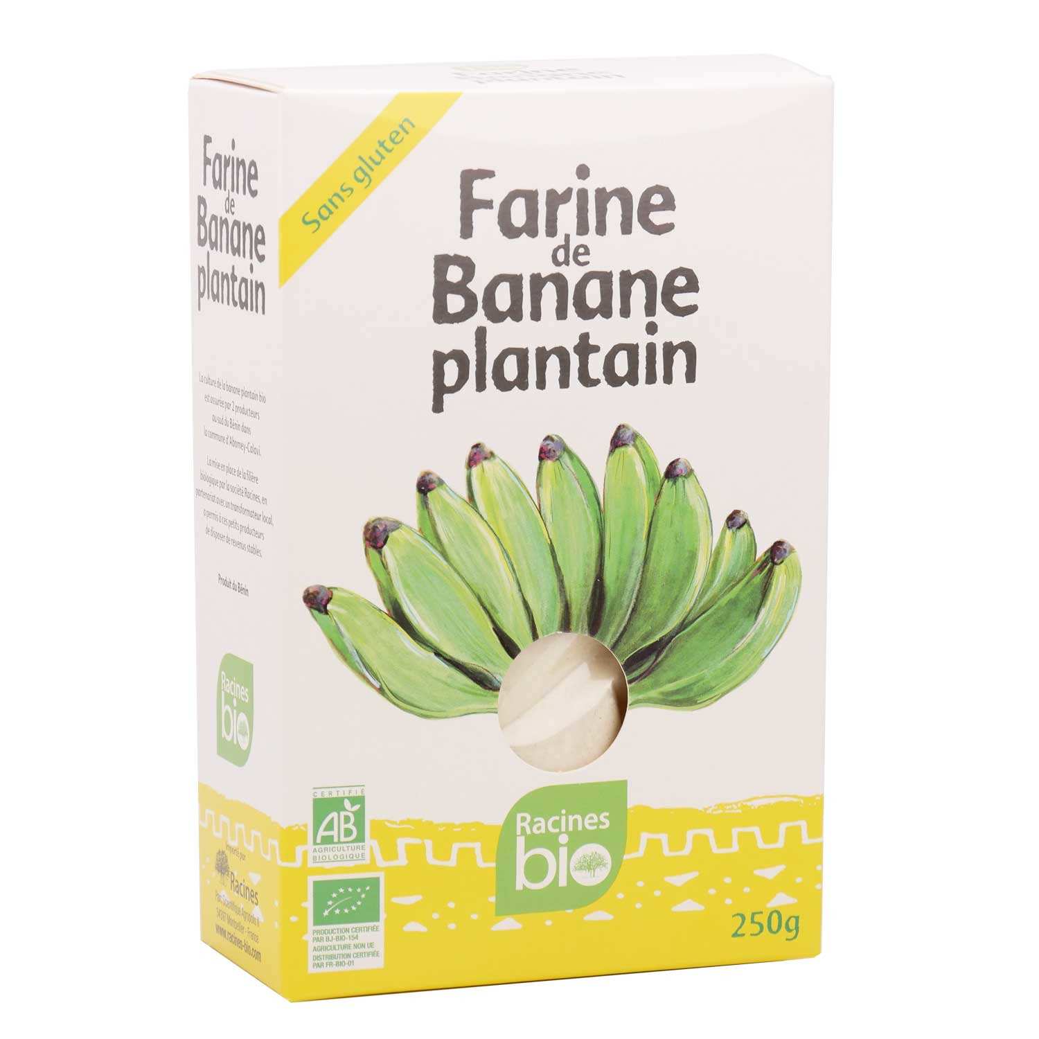 Organic Plantain Flour Racines