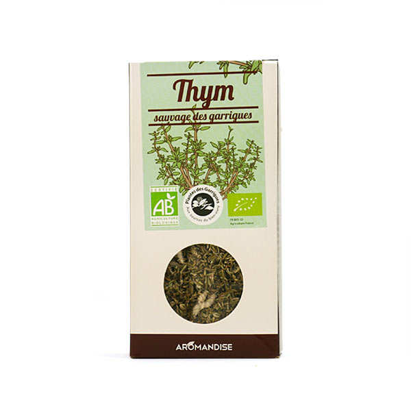 Thym sauvage des garrigues bio - Boite 25g