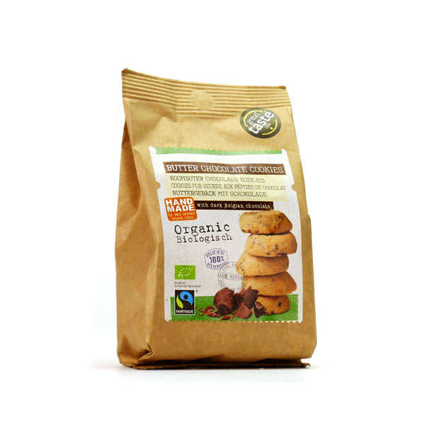 Organic Butter and Chocolate Drops Cookies Van Strien