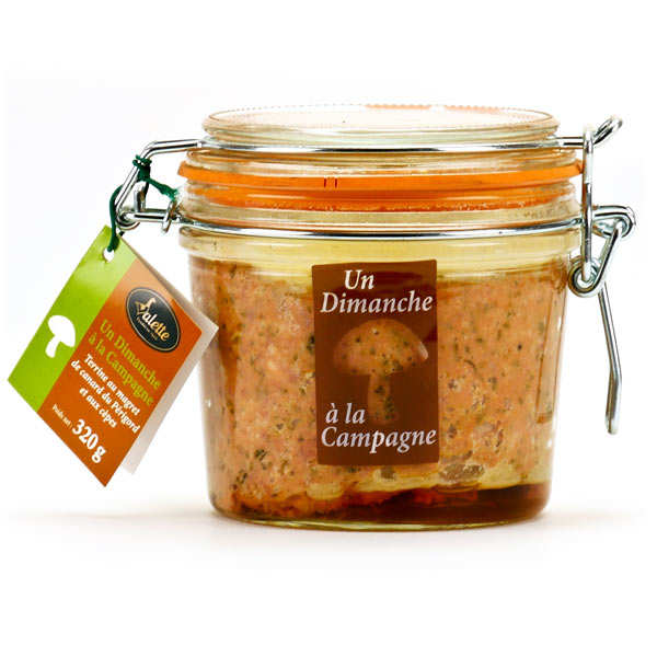 Terrine au magret de canard du Périgord et aux cèpes Valette