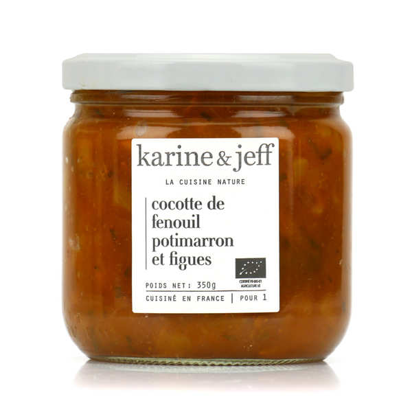Cocotte de fenouil, potimarron et figues bio - bocal 350g