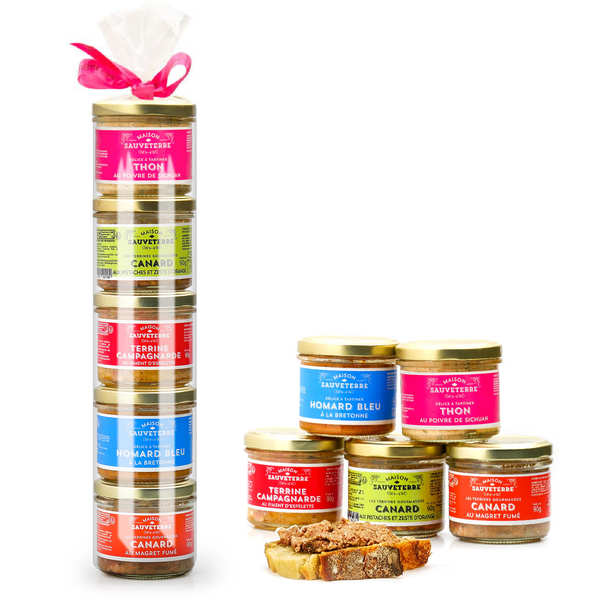 5 terrines gift set BienManger Paniers Garnis
