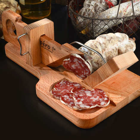 Details about  / NEW So Apero “L’Originale” Guillotine Sausage And Cheese Slicer Made In France