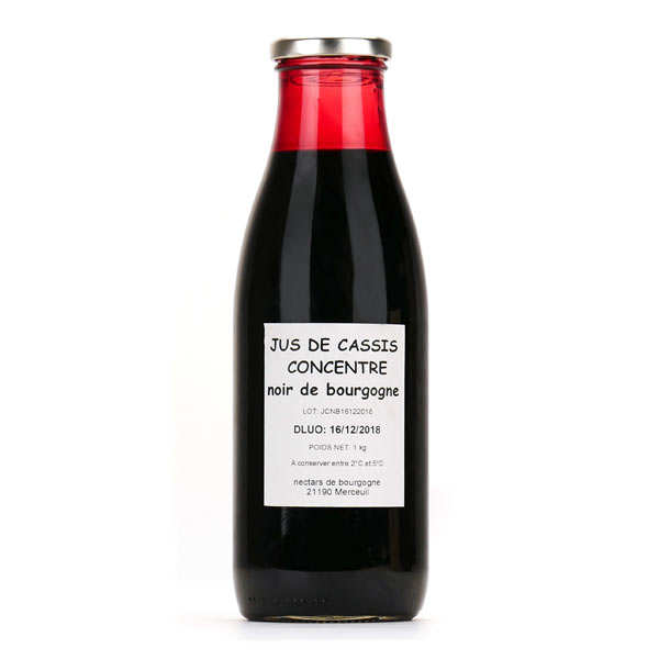 Jus concentré de cassis noir de bourgogne - bouteille 75cl