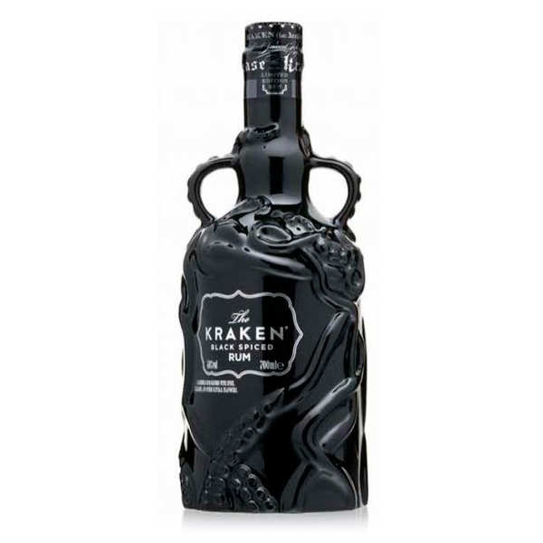 Rhum The Kraken n°40 black spiced, bouteille céramique 70cl - Aux Délices  des Papilles