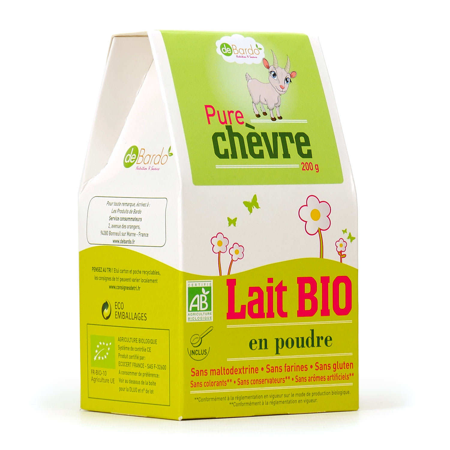 Lait De Chèvre En Poudre Pour Animaux - 280g, Naturel, Idéal Pour Chiots, Sevrage, Santé Digestive