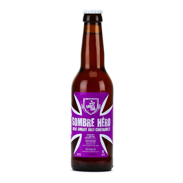 Sombre héro - bière ambrée d'alsace 6% - bouteille 33cl