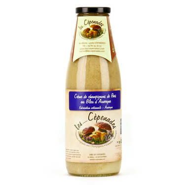Crème de champignons de Paris au Bleu d'Auvergne Crème de champignons de Paris au Bleu d'Auvergne
