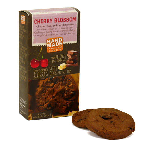 Butter Cookies With Cherry and Chocolate Van Strien