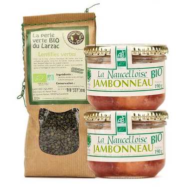 Jambonneau aux lentilles maison bio Jambonneau aux lentilles maison bio
