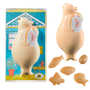 Ours en chocolat blanc garni de friture