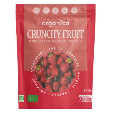 Crunchy fruit - fraise lyophilisée bio Crunchy fruit - fraise lyophilisée bio
