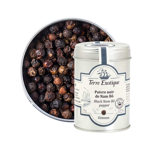 Poivre de nam bô noir - vietnam - pot 70g
