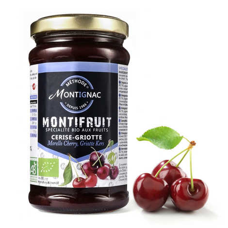 Michel Montignac - Organic morello cherry jam - Michel Montignac