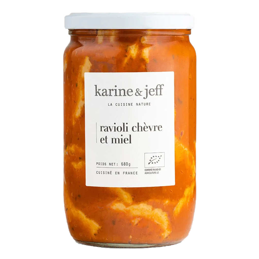 Organic Goat's Cheese And Honey Ravioli Karine & Jeff