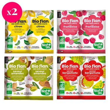 Offre découverte bio-flans aux fruits Offre découverte bio-flans aux fruits
