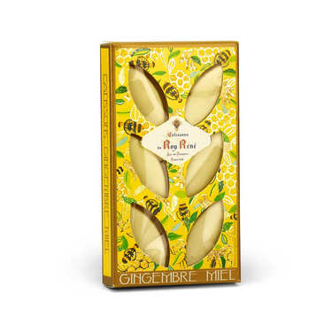 French Calissons d'Aix - Decorated Case Ginger Honey French Calissons d'Aix - Decorated Case Ginger Honey