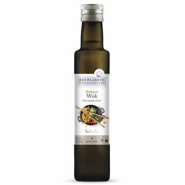 Huile gourmande de cacahuètes grillées et piment bio Huile gourmande de cacahuètes grillées et piment bio