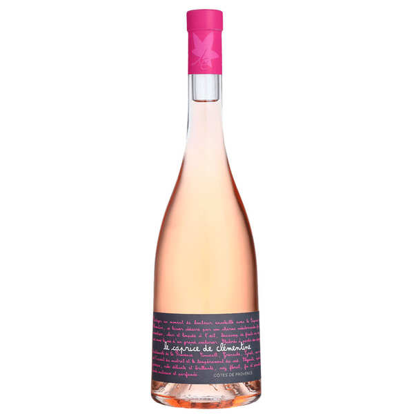Les valentines - le caprice de clémentine - aoc côtes de provence rosé - 2016 - bouteille 75cl