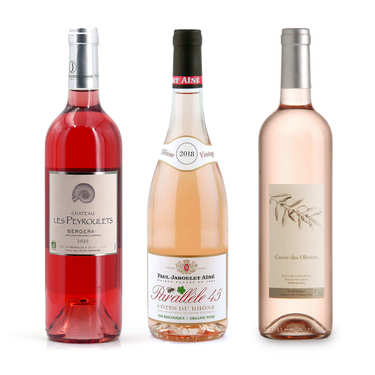 Offre découverte Plaisir - 3 vins rosés Offre découverte Plaisir - 3 vins rosés