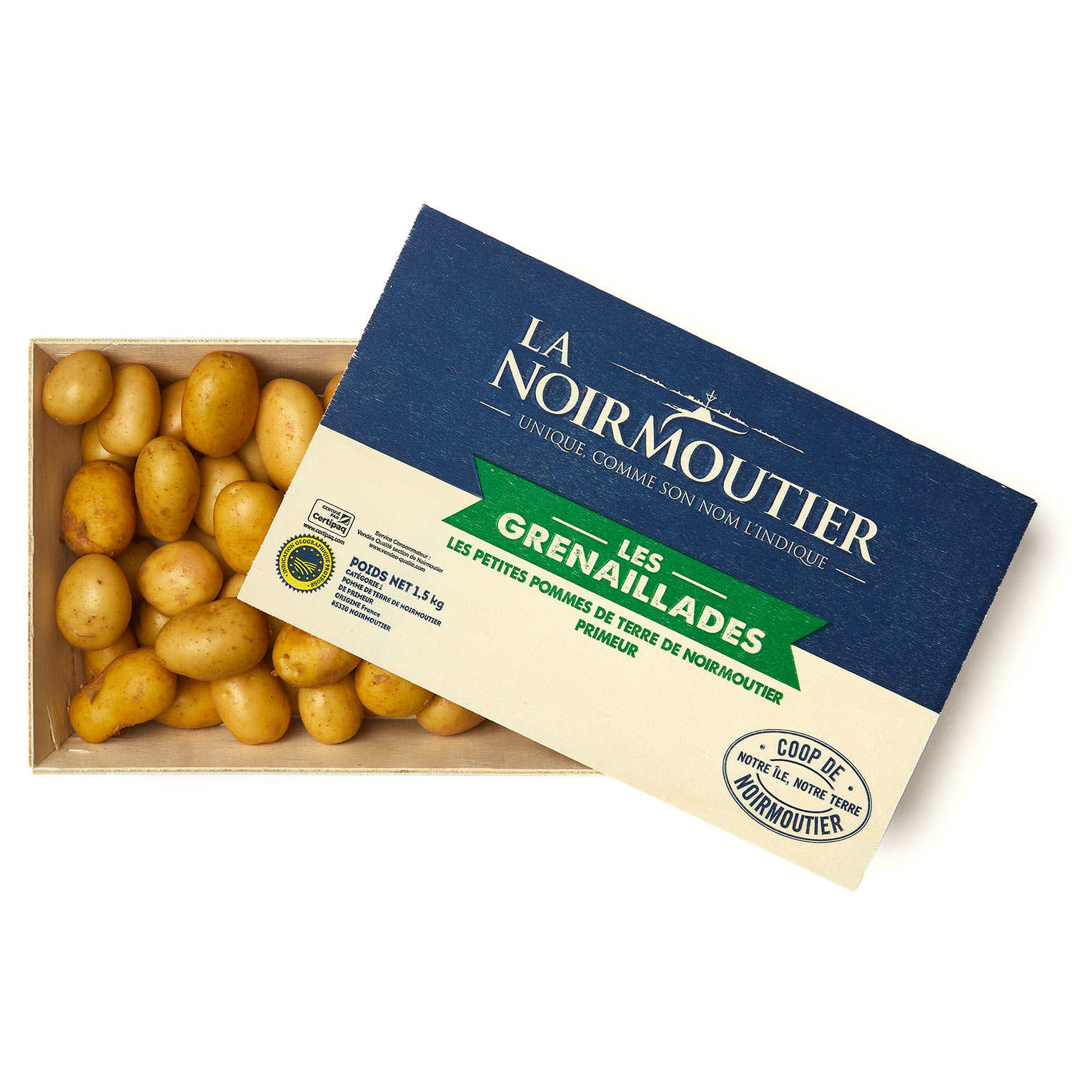 Fresh Noirmoutier Island Potatoes Coopérative Agricole de Noirmoutier