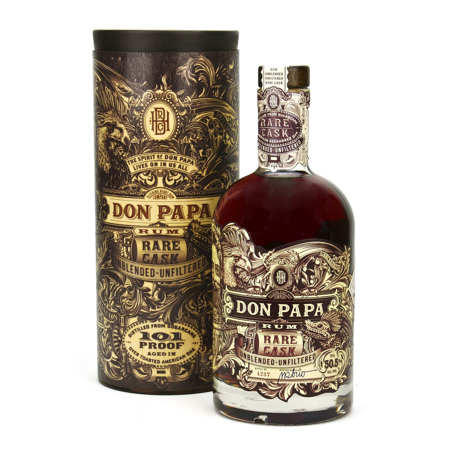 Don Papa Rum Rye Cask - Small Batch from the Philippines 45