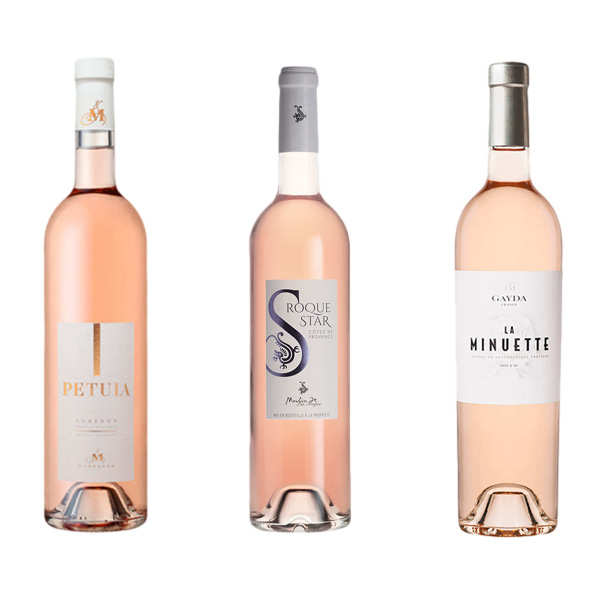 3 Assorted Rosés from Provence Alpes Côte d'Azur