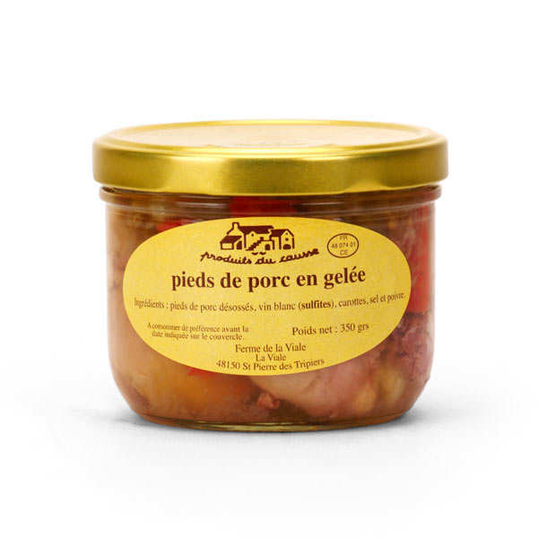Pieds de porc en gelée Produits du Causse