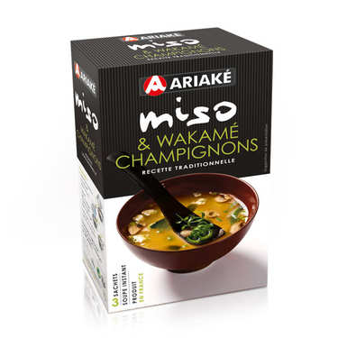 Miso Soup With Wakamé And Mushrooms Ariaké Miso Soup With Wakamé And Mushrooms Ariaké