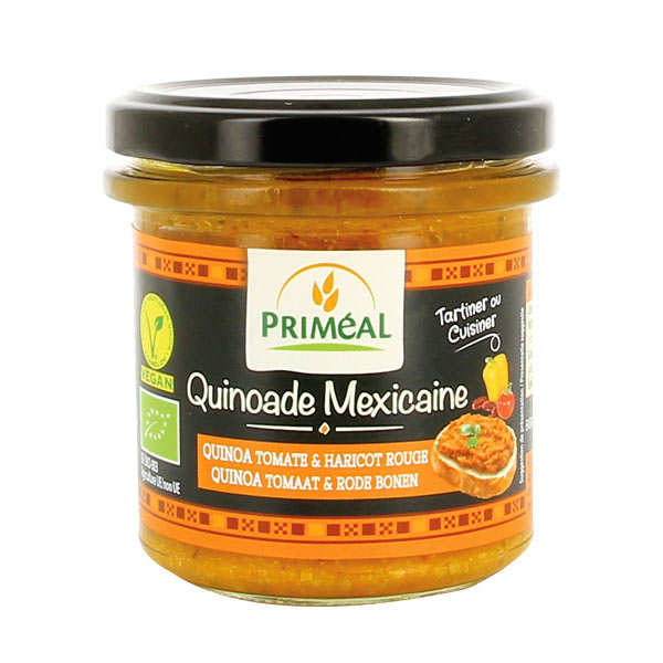 Quinoade mexicaine quinoa, tomate et haricot rouge à tartiner bio