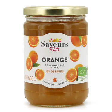 Extra organic apricot jam - Family size