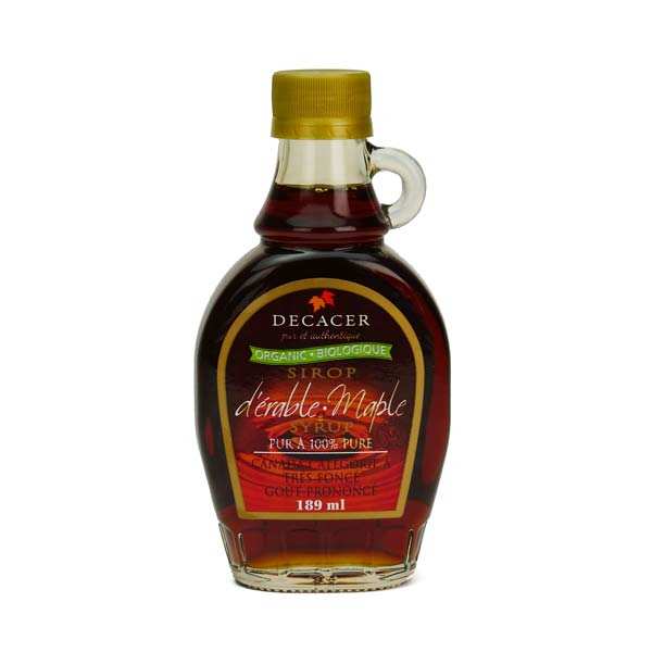 Organic Dark Pure Maple Syrup From Canada Decacer
