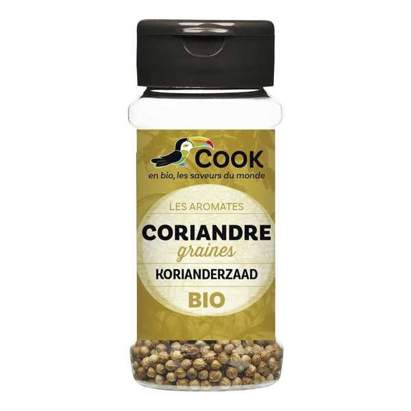 Coriandre en graines bio - Pot de 30g