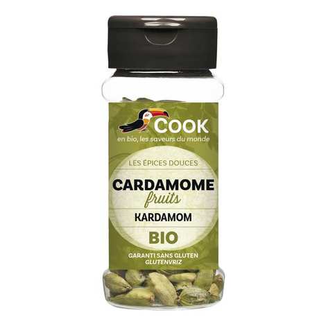 Cook - Herbier de France - Cardamome verte en gousses bio